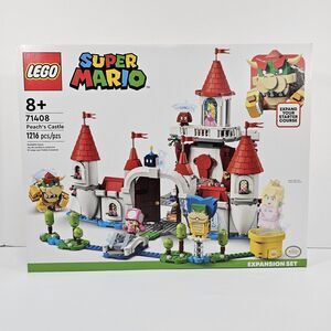 LEGO Super Mario Peach’s Castle Expansion Set 71408, 1216 Pcs New Sealed Retired